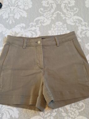 Banana Republic High-rise Tan Jean Shorts